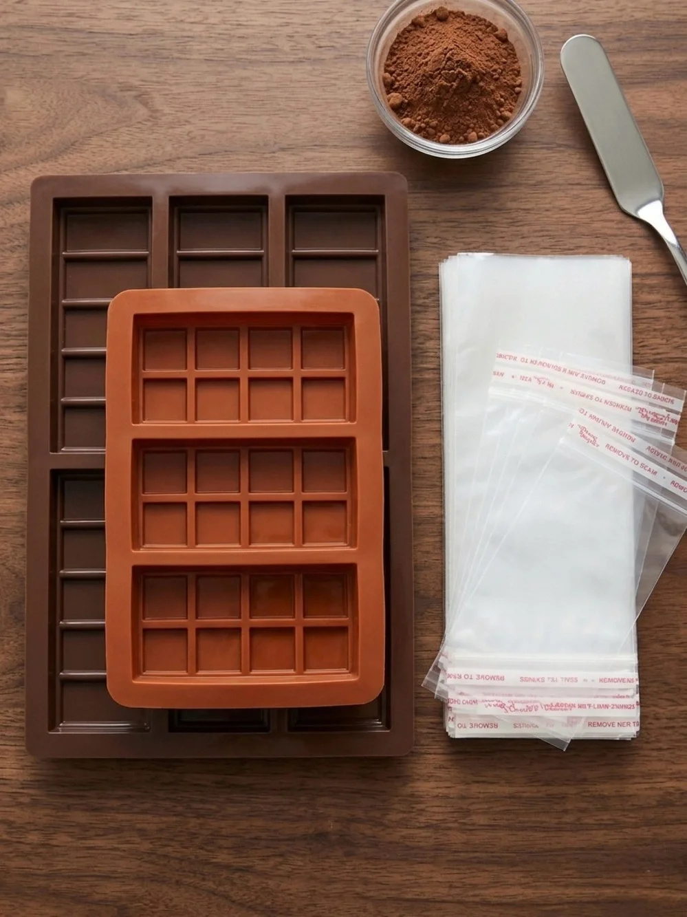 Silicone chocolate molds set